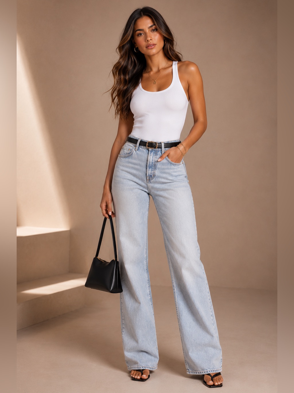 Nwt Grlfrnd Graham High Rise Straight Jeans In Olympic Blvd